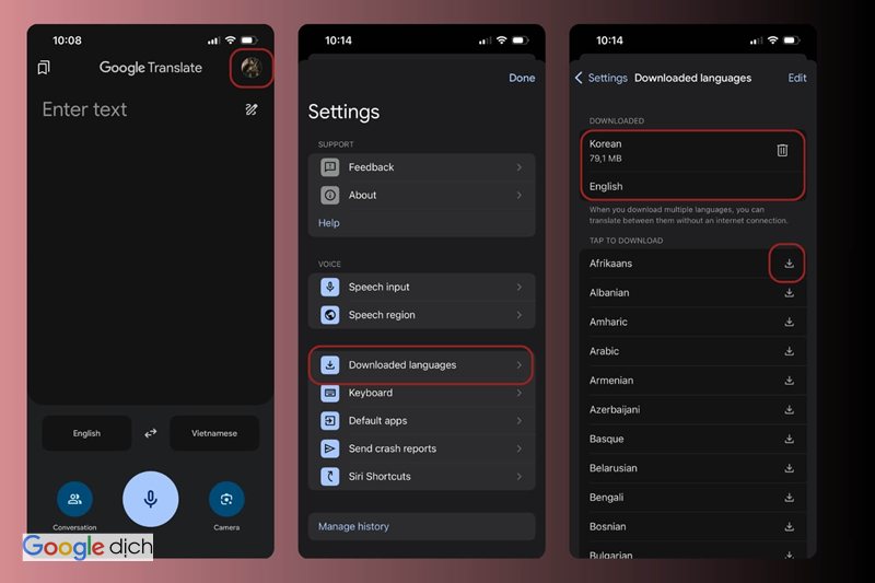 Google Dịch không hoạt động iPhone - Ứng dụng mở nhưng không dịch được