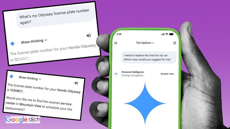 Lịch sử Google Dịch - Bước 1: Mở phần lịch sử trong ứng dụng